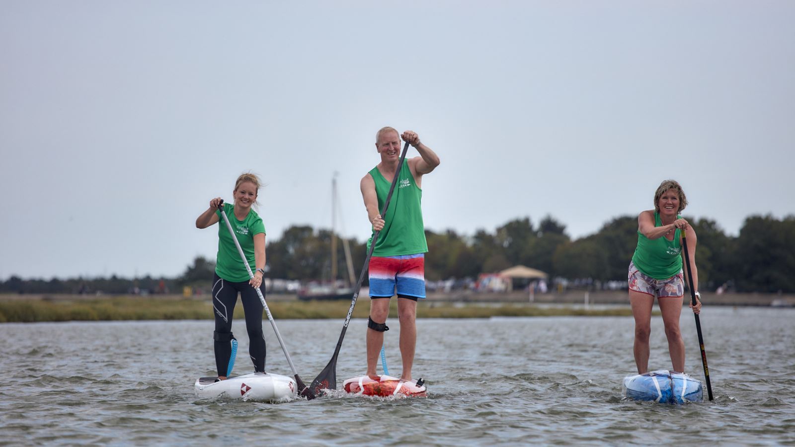 Paddleboarding in Maldon, Essex